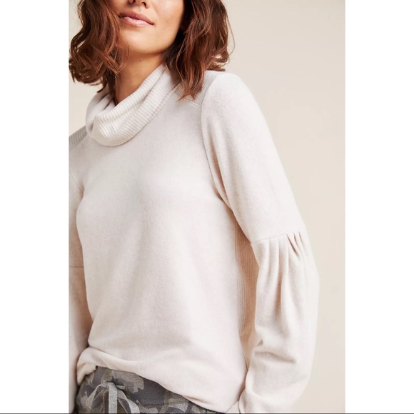 Anthropologie Rachael Turtleneck Pullover Top Sweater M - Picture 11 of 16